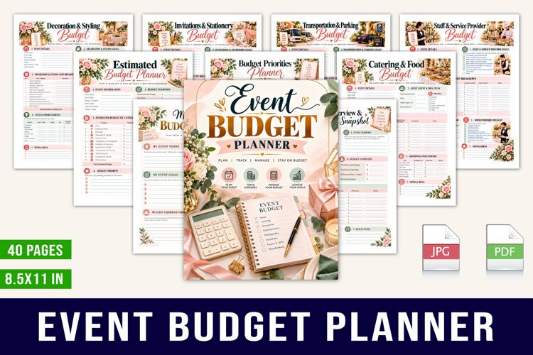 Event Budget Planner example image 1