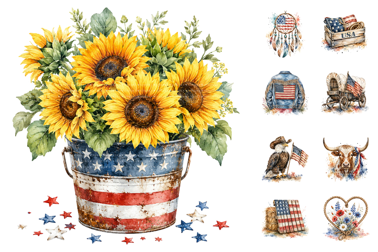 Sunflower Clipart Image 3