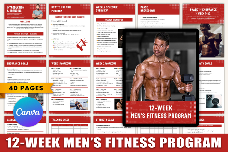 12-Week Men’s Fitness Program