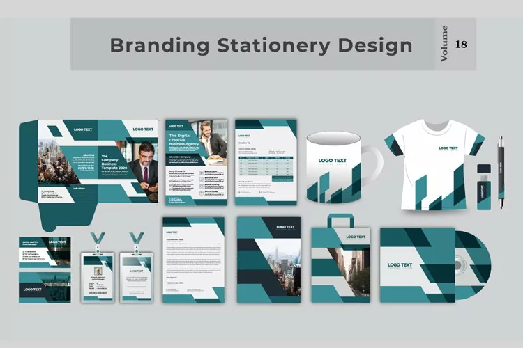 Professional Business Branding Stationery Template