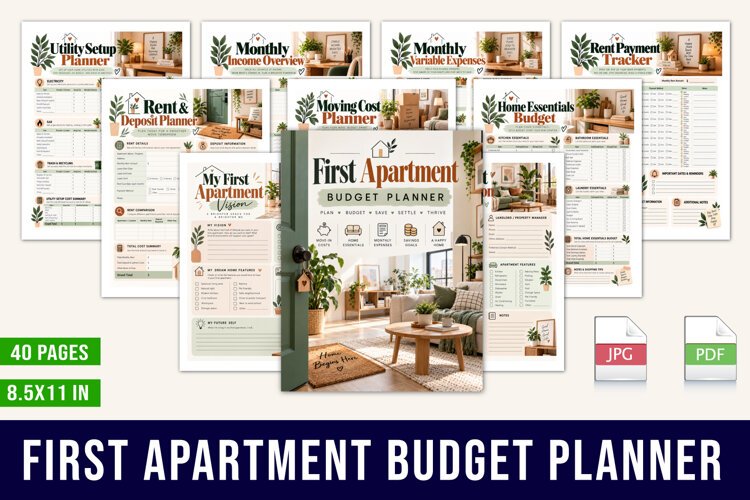 First Apartment Budget Planner example image 1