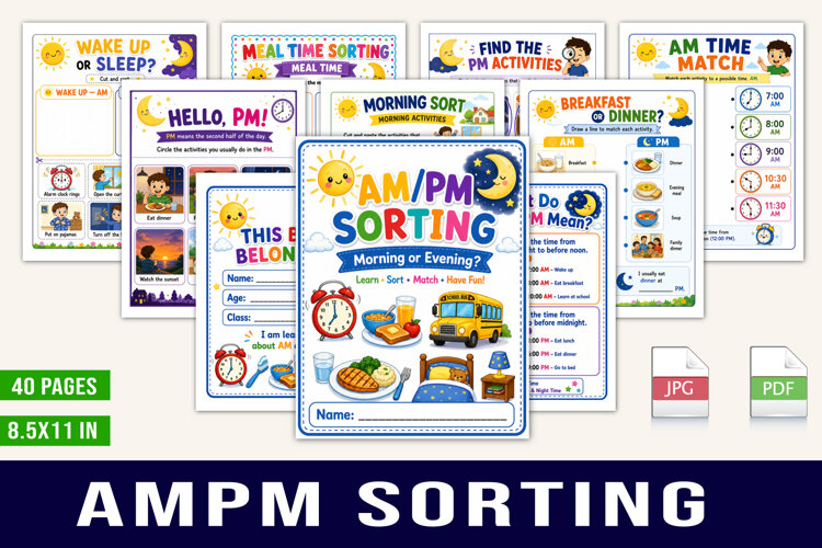 AM/PM Sorting Planner example image 1