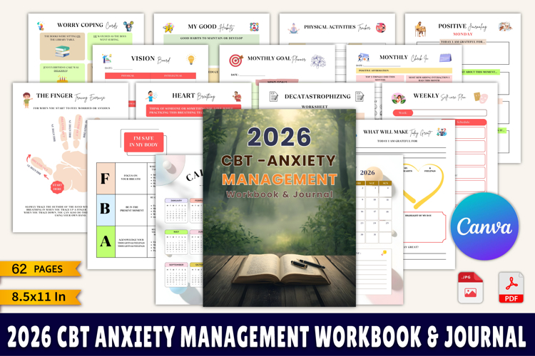2026 CBT Anxiety Management Workbook