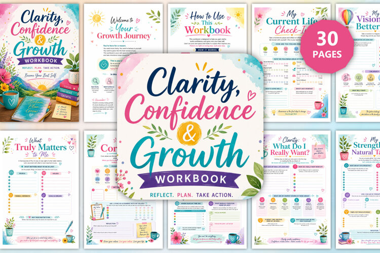 Clarity, Confidence & Growth Workbook example image 1