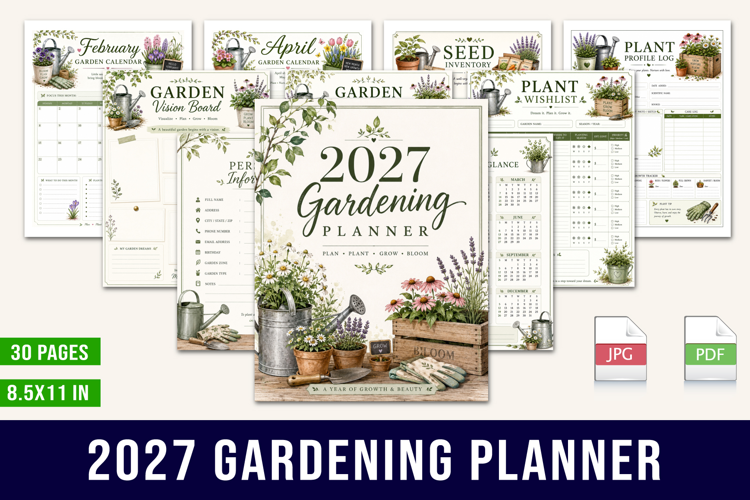 2027 Gardening Planner