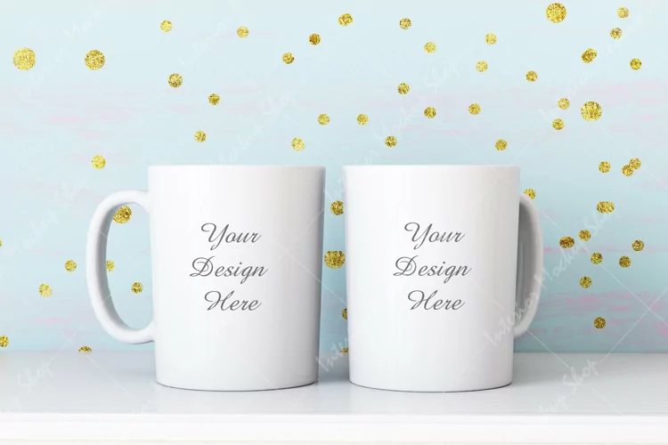Mug Mockup, Two Mug Mockup, JPG