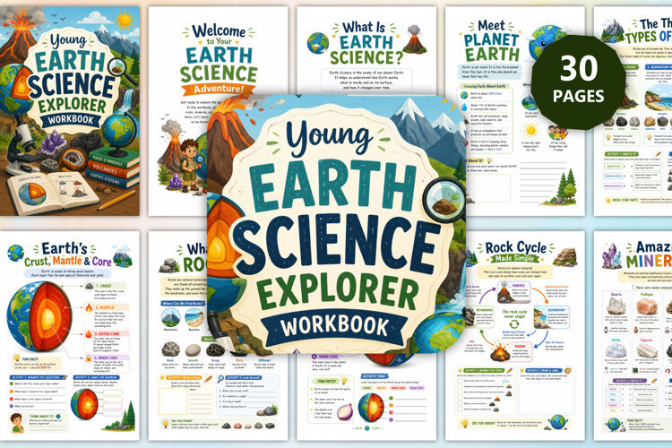 Young Earth Science Explorer Workbook example image 1
