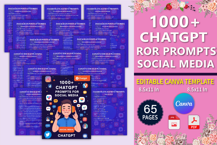 1000 ChatGPT Prompts for Social Media