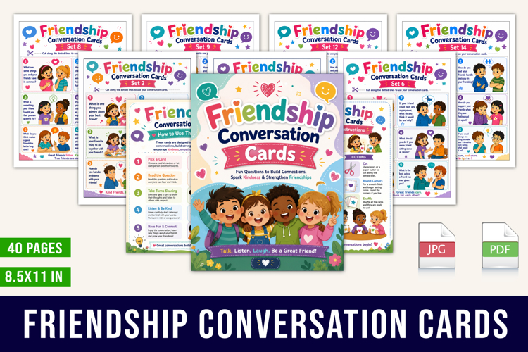 Friendship Conversation Cards
