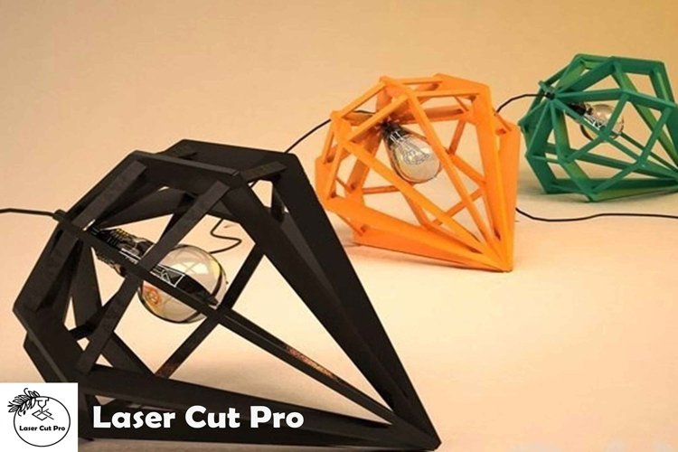 Laser Hanging Pendant Lights, Colorful Hanging Gems Lamp