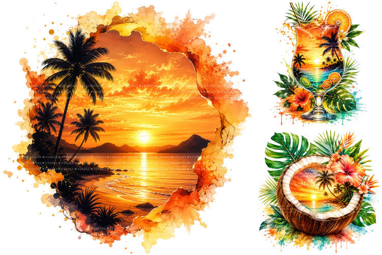 Sunset Clipart Image 8