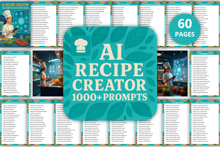 AI Recipe Creator 1000 Prompts