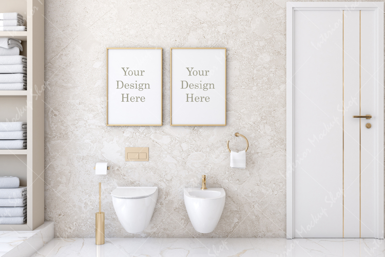 Mock up, Frame mockup in interior