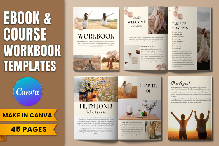 EBOOK & COURSE WORKBOOK TEMPLATE