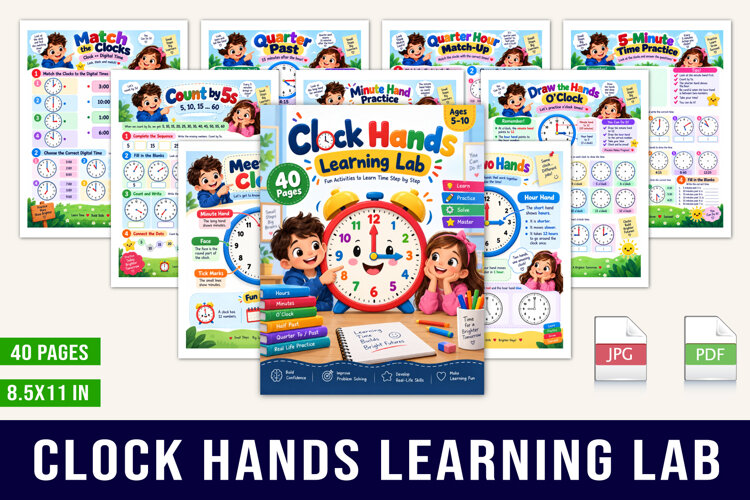 Clock Hands Learning Lab example image 1