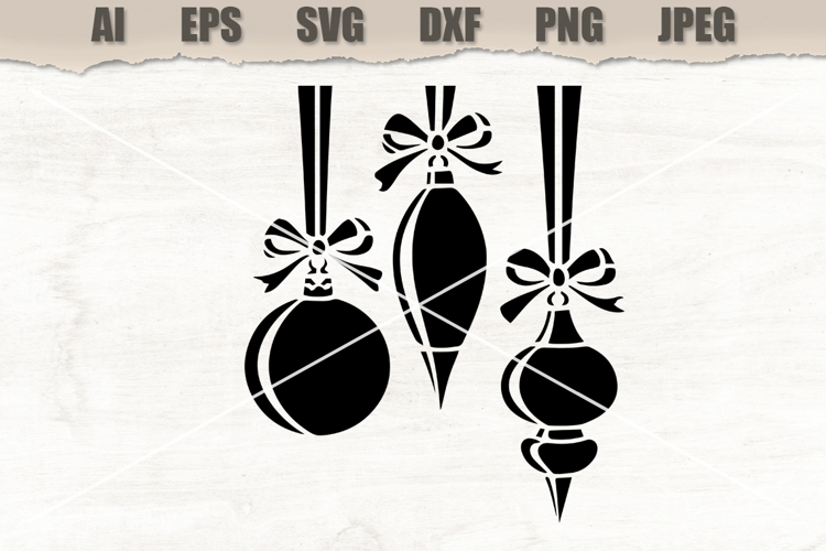 Stencil Christmas Decor