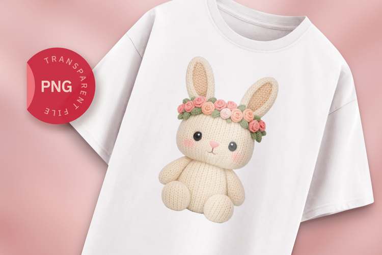 Easter Bunny Crochet PNG Clipart