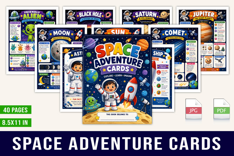 Space Adventure Cards