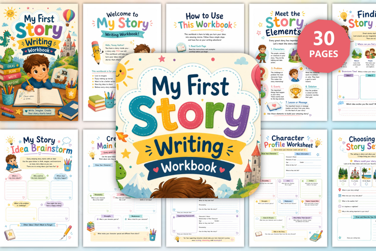 My First Story Writing Workbook