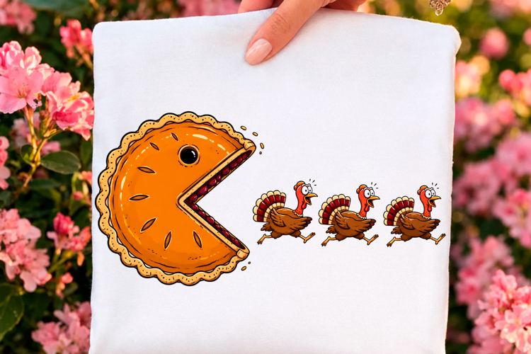 Funny Turkey Pie Chase PNG