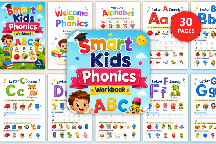 Smart Kids Phonics Workbook