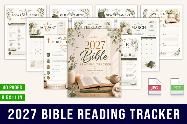 2027 Bible Reading Tracker