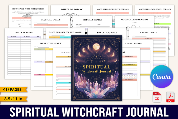 Spiritual Witchcraft Journal Planner