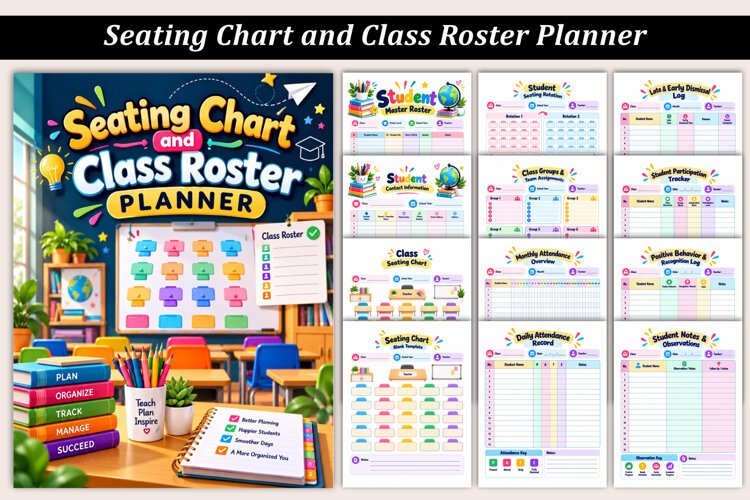 Seating Chart & Class Roster Planner example image 1