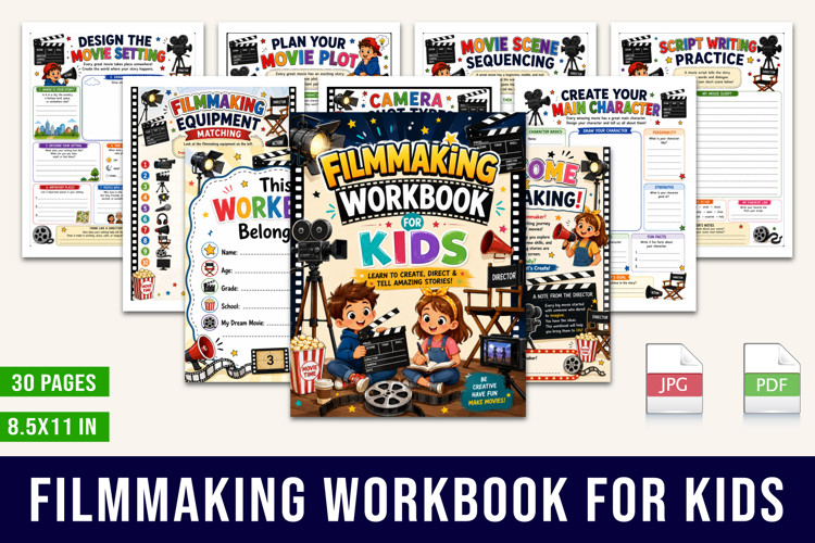 Filmmaking Workbook for Kids