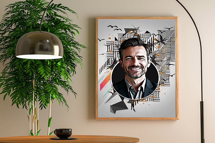 Geometric Manipulation Photo Effect