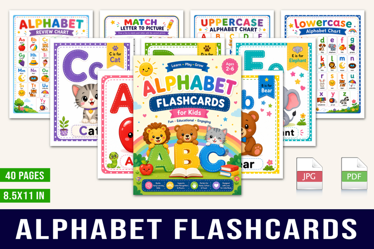Alphabet Flashcards for kids