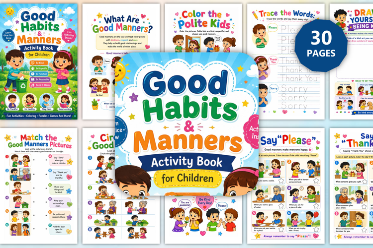 Good Habits & Manners Activity Book