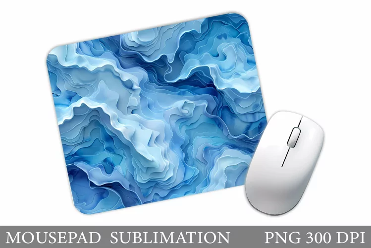 3D Abstraction Mouse Pad. Abstraction Sublimation