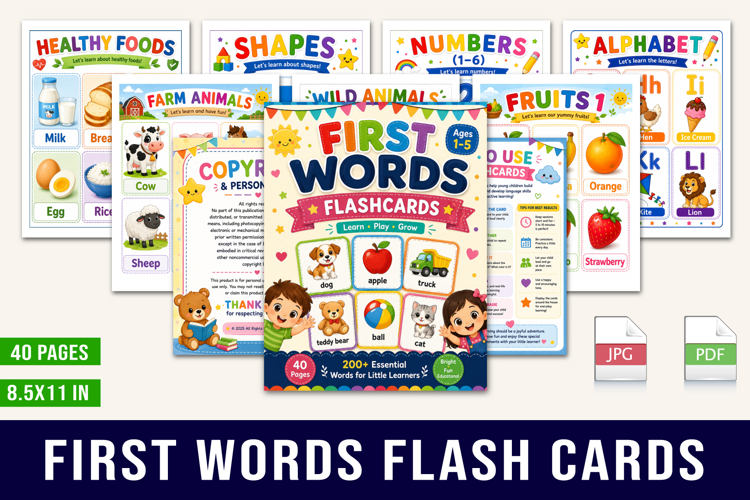 First Words Flashcards