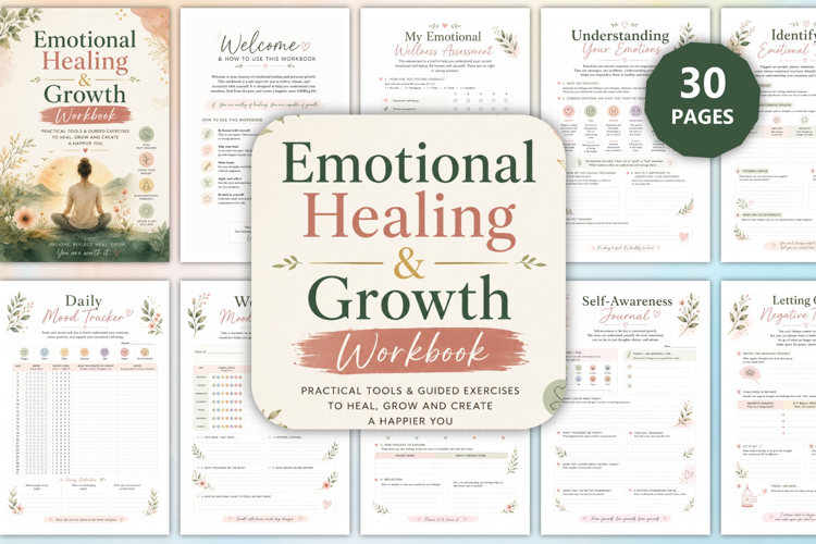 Emotional Healing & Growth Workbook