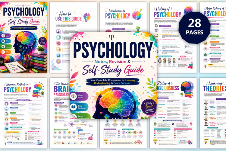 Psychology Notes, Revision & Self-Study Guide