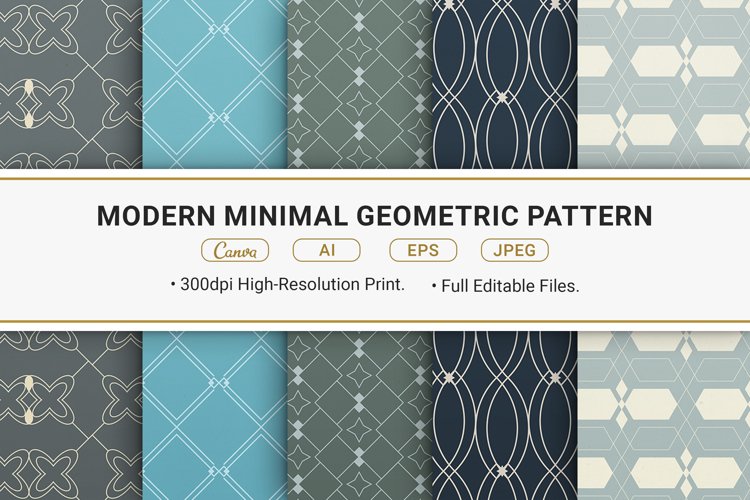 Geometric Seamless Pattern Image 10