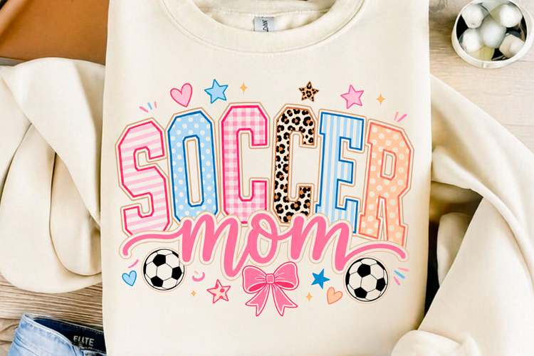 Preppy Soccer Mom PNG