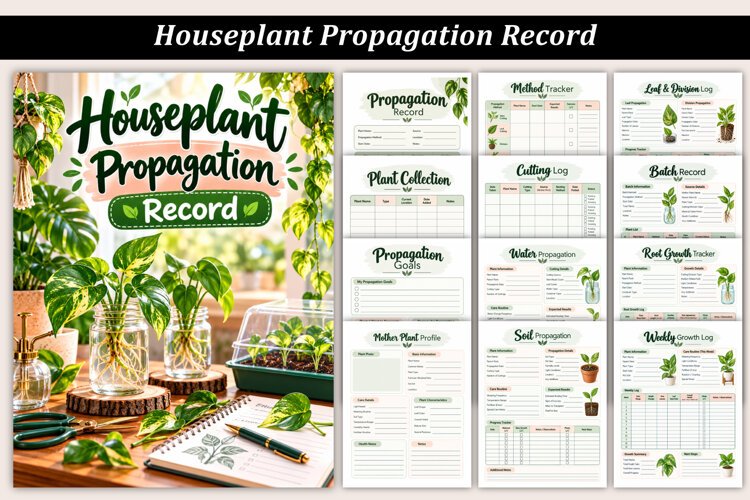 Houseplant Propagation Record example image 1