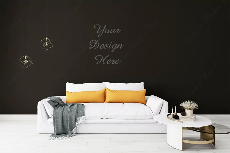 Mockup, Living room mockup, Background, Interior mockup, jpg