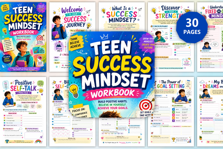 Teen Success Mindset Workbook