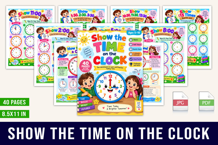 Show the Time on the Clock example image 1
