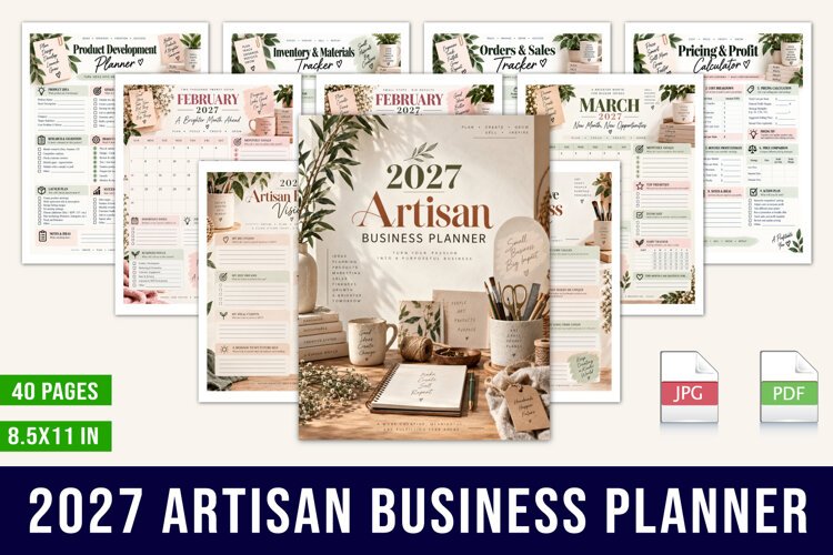 2027 Artisan Business Planner example image 1