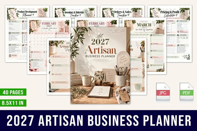 2027 Artisan Business Planner