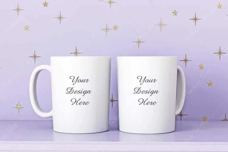 Mug Mockup, Two Mug Mockup, JPG