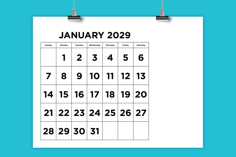 Blank Calendar Templates Image 5