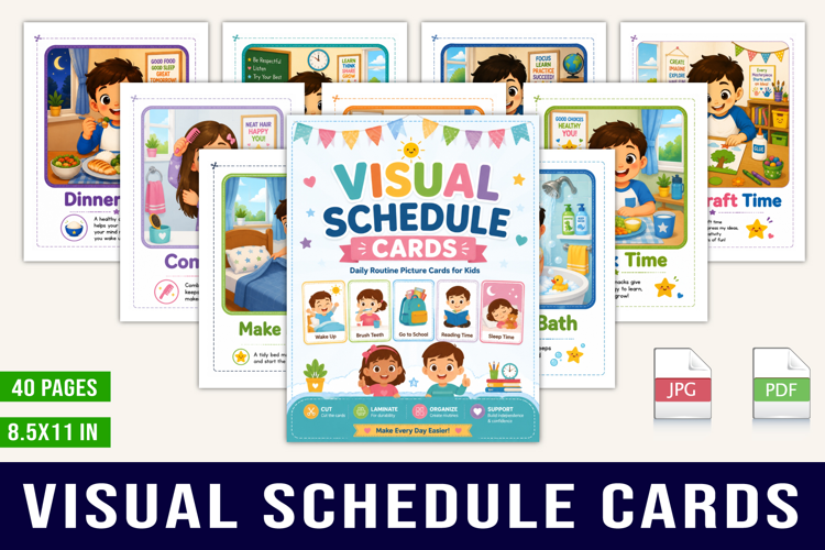 Visual Schedule Cards