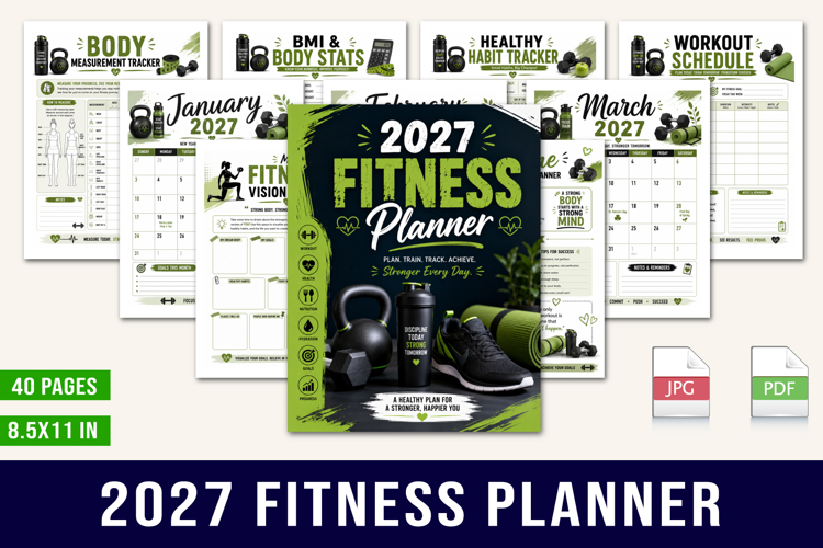 2027 Fitness Planner