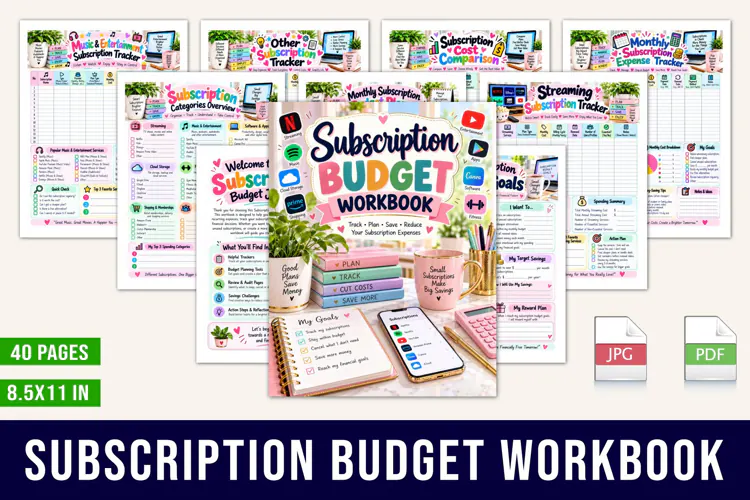 Subscription Budget Workbook