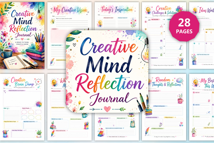 The Creative Mind Reflection Journal